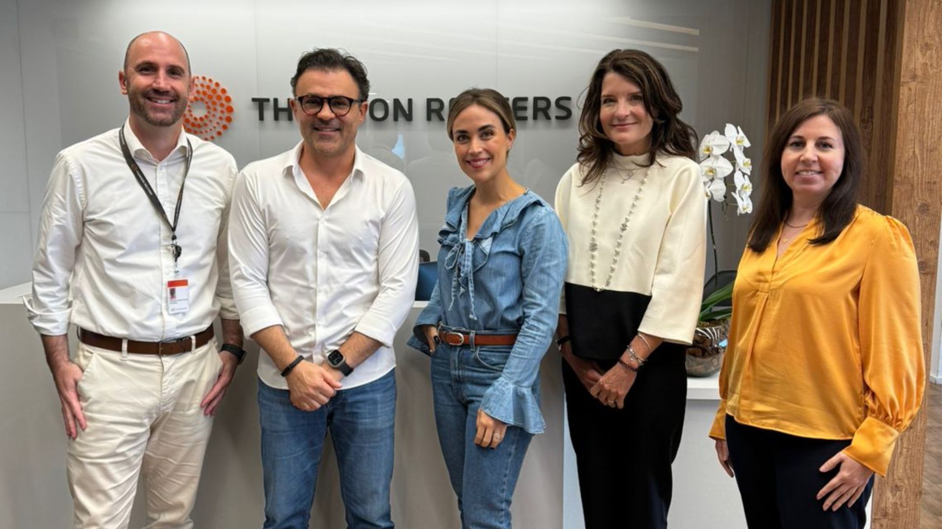 Parceria: DGA Group visita sede da Thomson Reuters Brasil